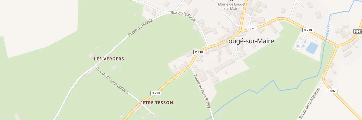 Plan du 16 Rue Christian Bisson à Lougé-sur-Maire