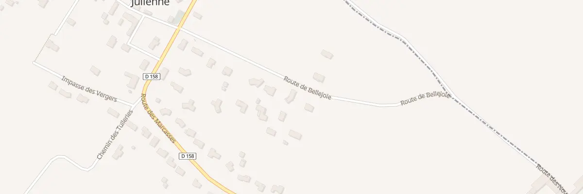 Plan du 19 Rte de Bellejoie à Julienne