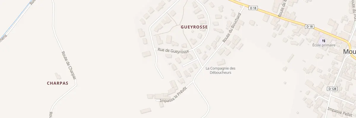 Plan du 29 Lot Gueyrosse à Moulon