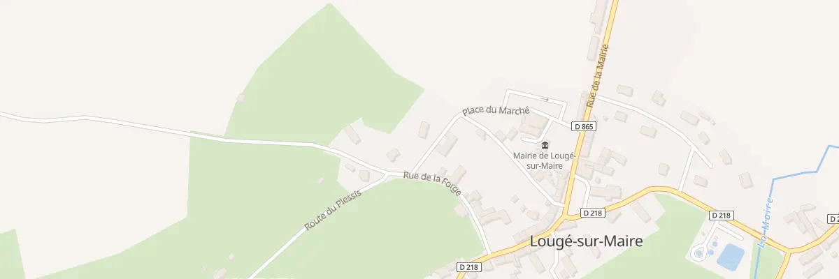 Plan du 5000 Le Clos à Lougé-sur-Maire