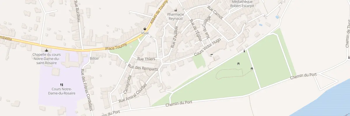 Plan du 10 Crs Victor Hugo à Saint-Macaire