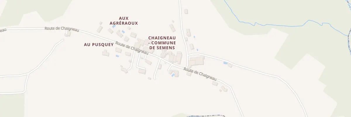 Plan du 27 Rte de Chaigneau à Semens