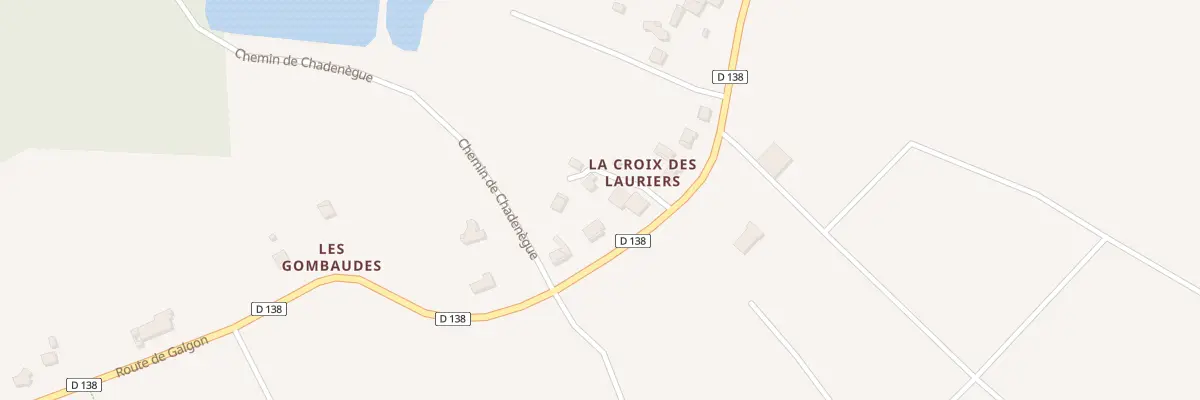 Plan du 103B La Croix des Lauriers à Bonzac