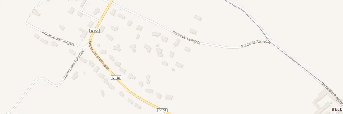 Plan du 13B Rte de Bellejoie à Julienne