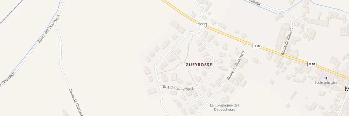 Plan du 426 Rue de Gueyrosse à Moulon