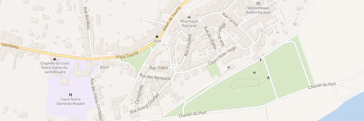 Plan du 36 Rue d’Aulède à Saint-Macaire