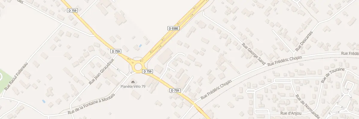 Plan du 9 Imp Gaston Chérau à Thouars