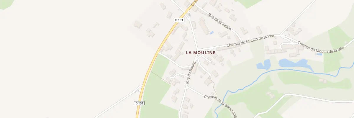 Plan du 5 Rue de la Cerisaie La Mouline à Celles-sur-Belle