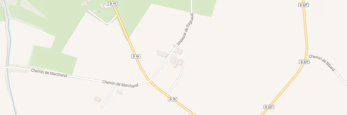 Plan du 1 Che de Pagnaud à Saint-Pierre-de-Bat