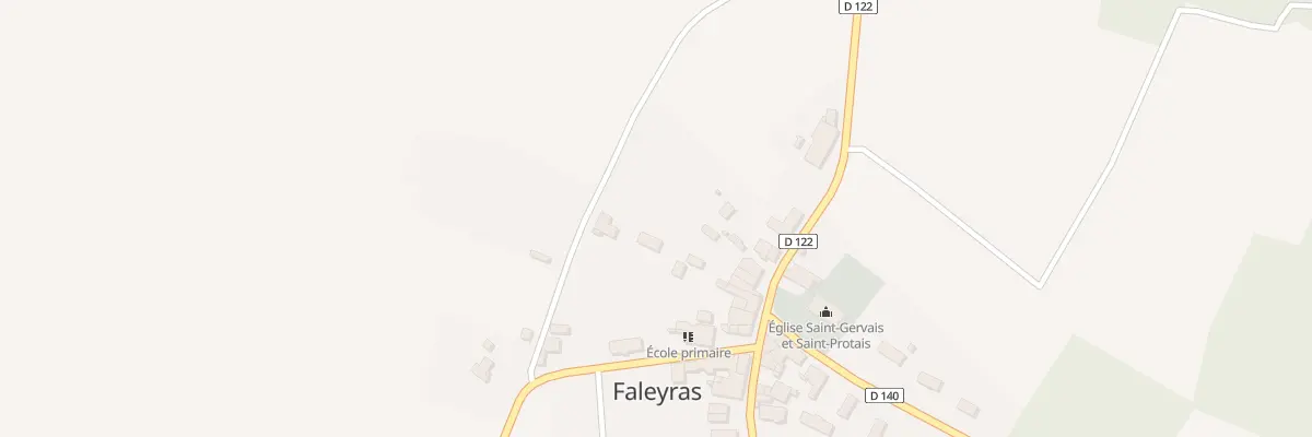 Plan du 28B Le Bourg à Faleyras
