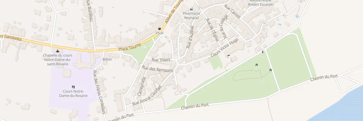 Plan du 16 Crs Victor Hugo à Saint-Macaire