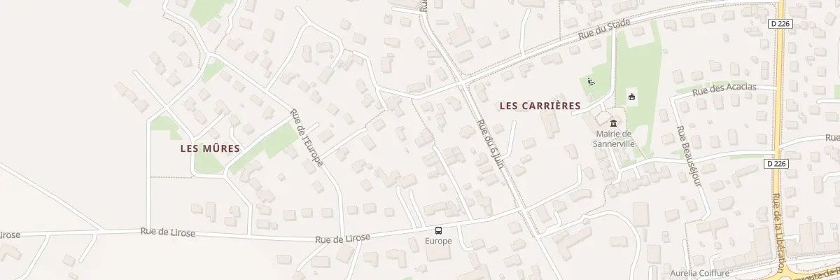 Plan du 6 Ven des Carrières à Sannerville