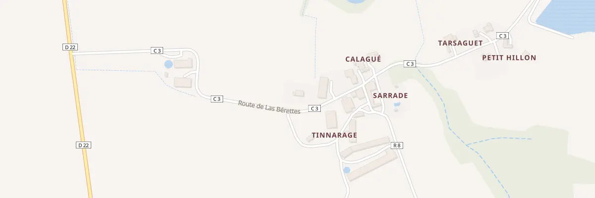 Plan du 5084 Tarsaguet à Bernède