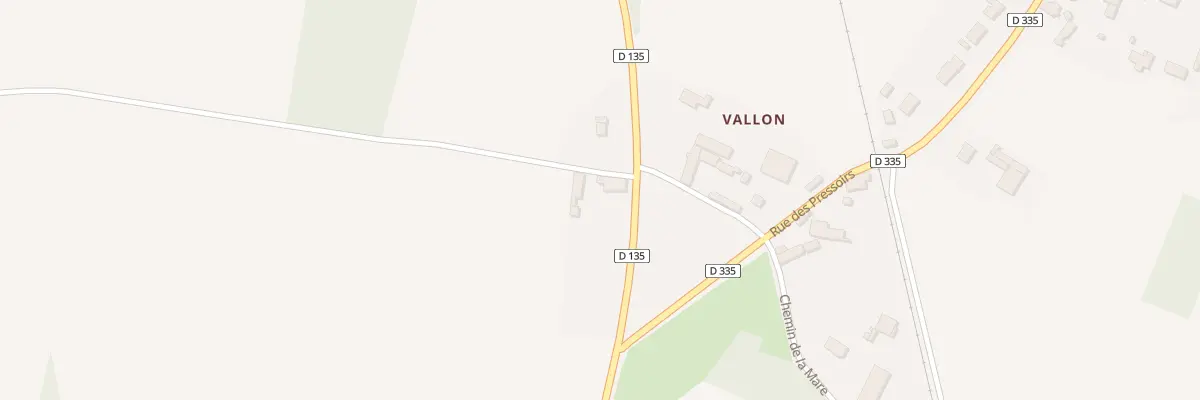 Plan du 1 Vallon à Luzay
