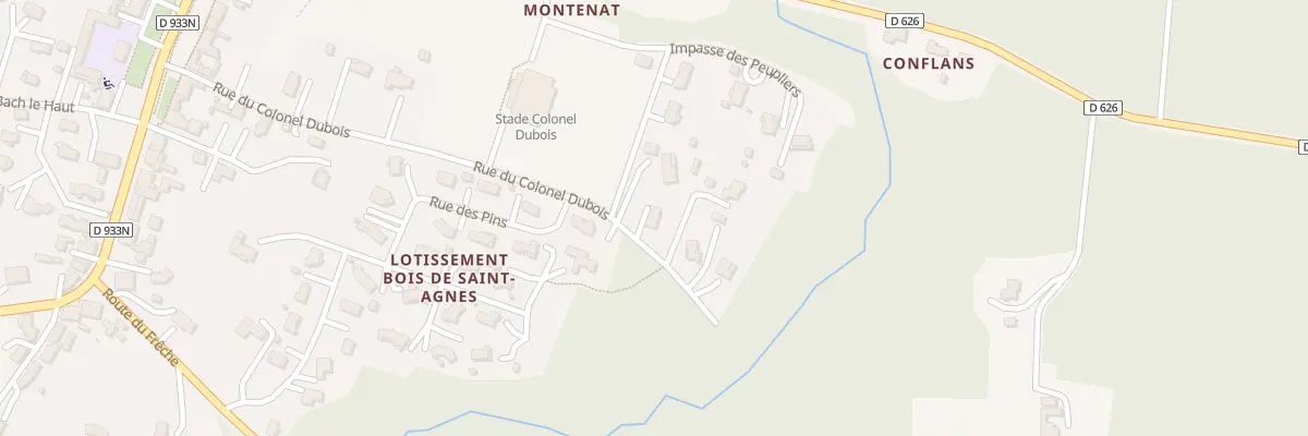 Plan du 9 Rue Colonel Dubois à Saint-Justin