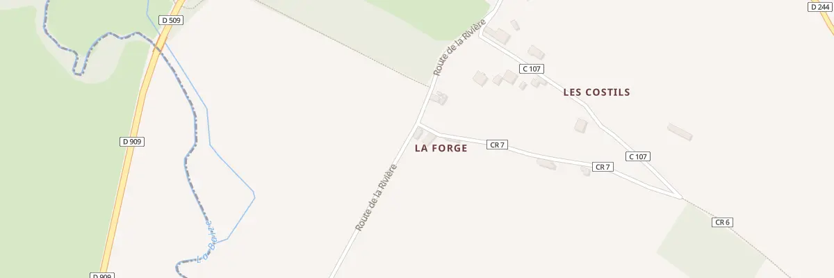 Plan du 2 Che de la Forge à Cordey