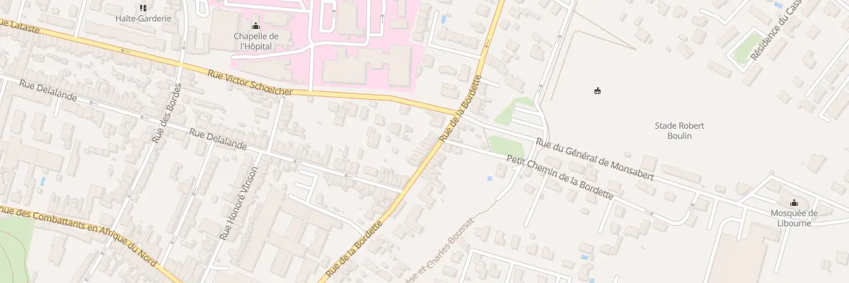 Plan du 39 Rue de la Bordette à Libourne
