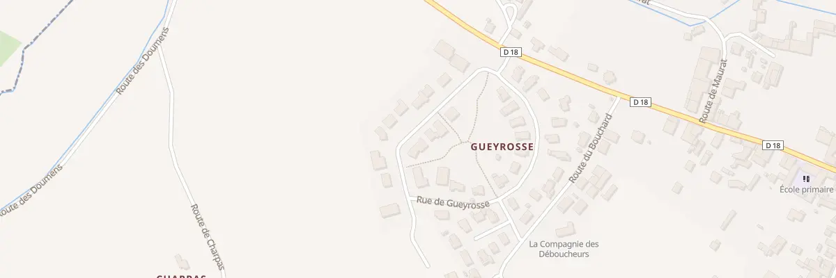 Plan du 400 Rue de Gueyrosse à Moulon