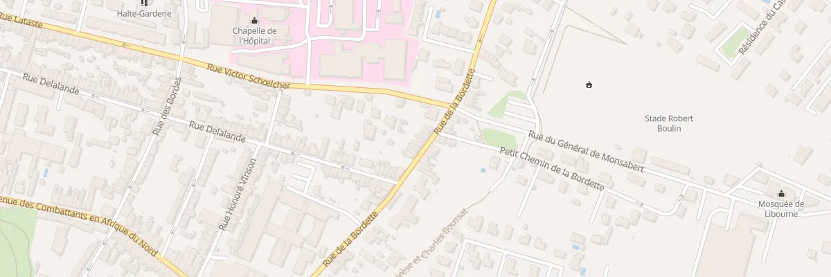 Plan du 37 Rue de la Bordette à Libourne
