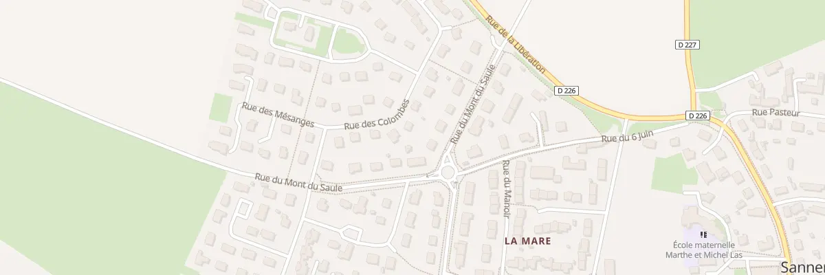 Plan du 12 Rue des Colombes à Sannerville