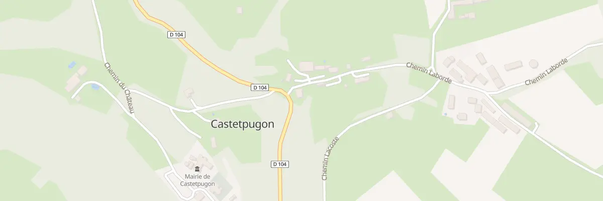 Plan du 2 Che Laborde à Castetpugon