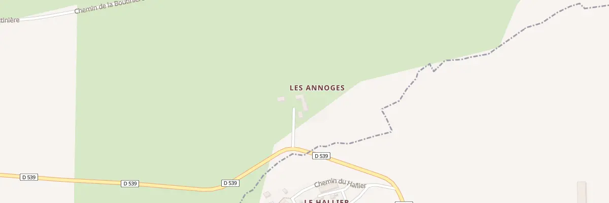 Plan du 580 Rte des Annoges à Saint-Thomas-de-Courceriers