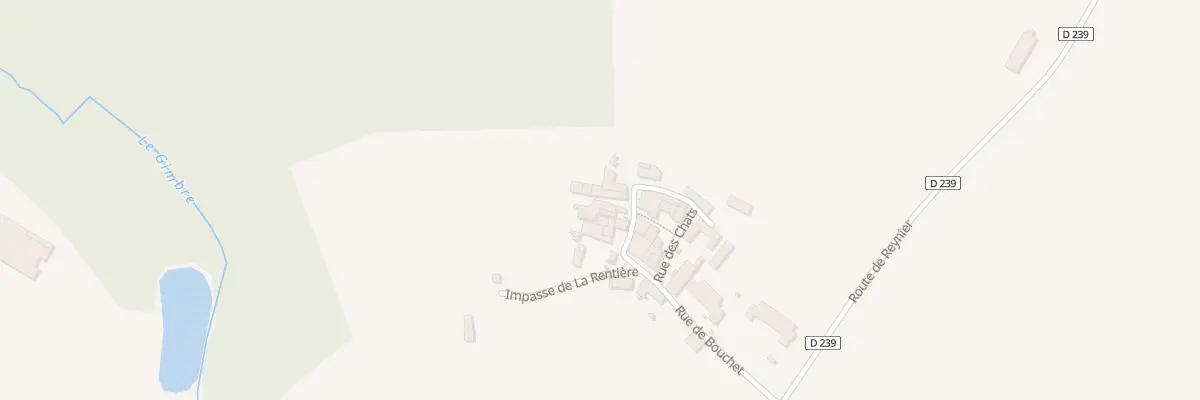 Plan du 225 Che de Bouchet à Grézillac