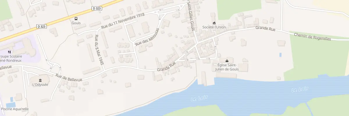 Plan du 52 Grande Rue Gouis à Durtal
