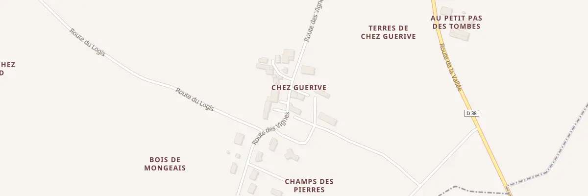 Plan du 9 Rte des Vignes à Lachaise