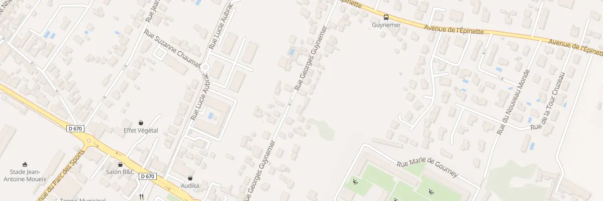 Plan du 30 Rue Georges Guynemer à Libourne