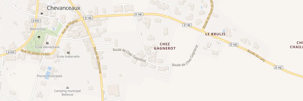 Plan du 5196 Chez Gagnerot à Chevanceaux