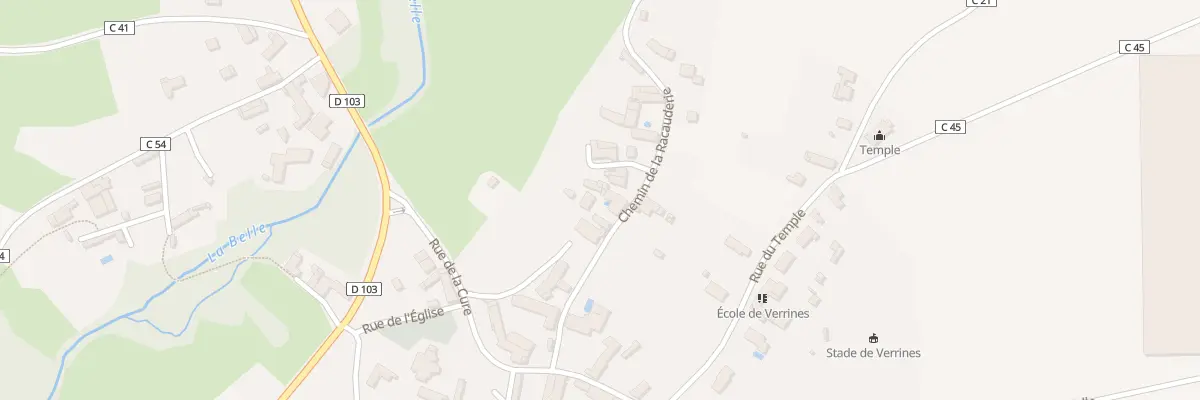 Plan du 11 Che de la Racaudrie Verrines à Celles-sur-Belle