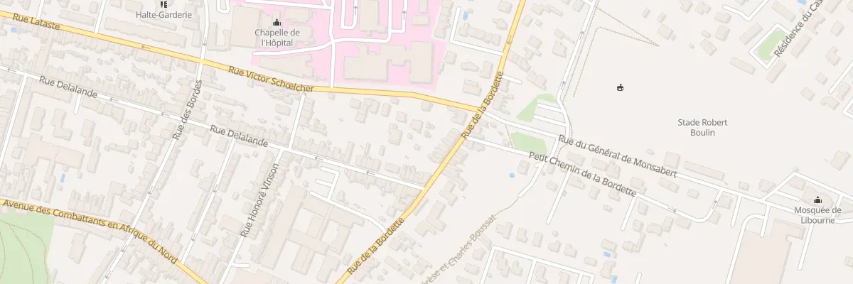 Plan du 35 Rue de la Bordette à Libourne