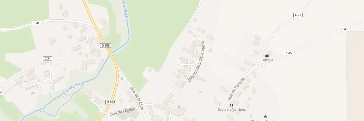 Plan du 19 Che de la Racaudrie Verrines à Celles-sur-Belle