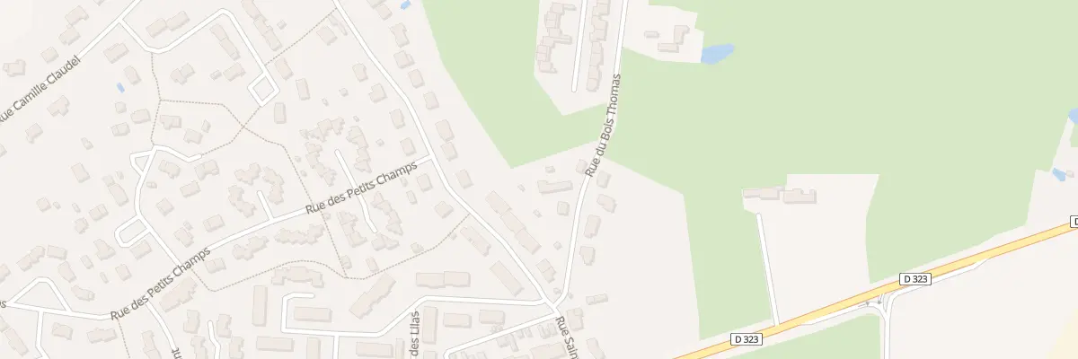 Plan du 3 Rue du Bois Thomas à Durtal