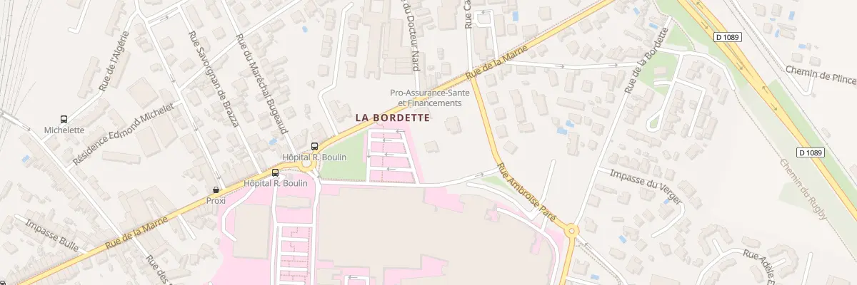 Plan du 118 Rue de la Marne à Libourne