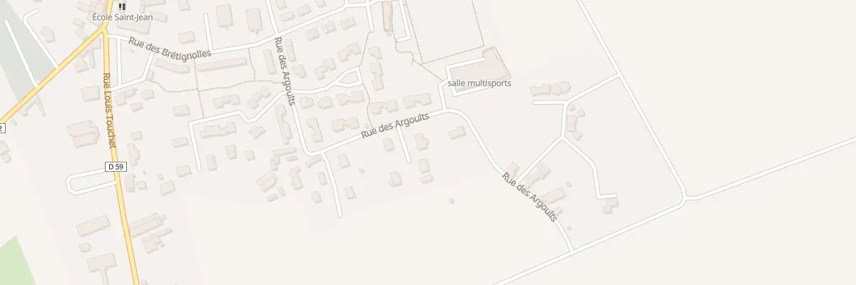 Plan du 1 Imp des Argoults à Jarzé Villages