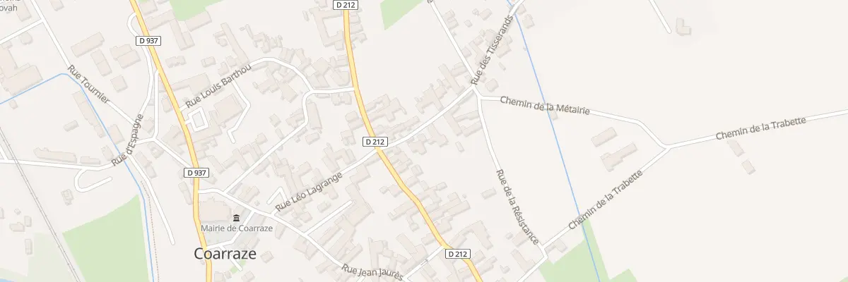 Plan du 10 Rue Leo Lagrange à Coarraze