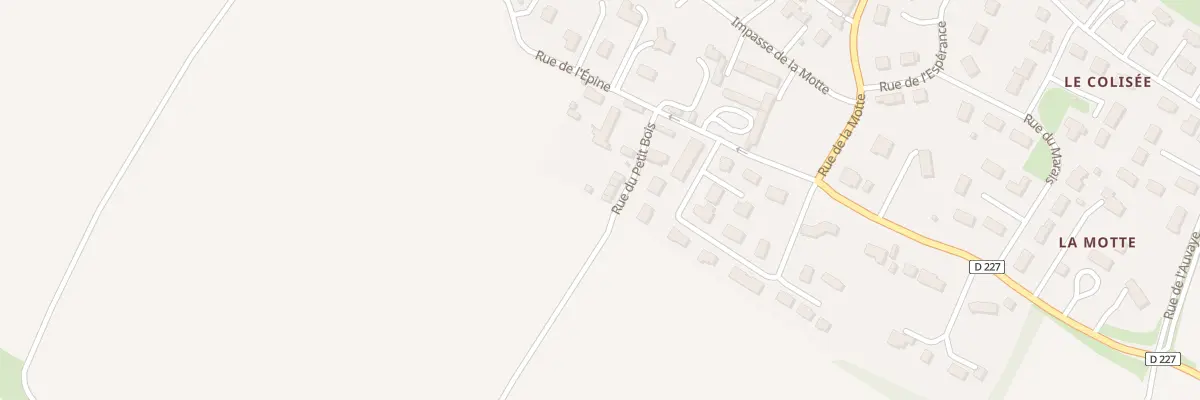 Plan du 12 Rue du Petit Bois à Émiéville