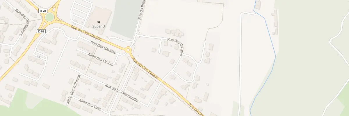 Plan du 10 Rue des Vergers à Gennes-Val-de-Loire