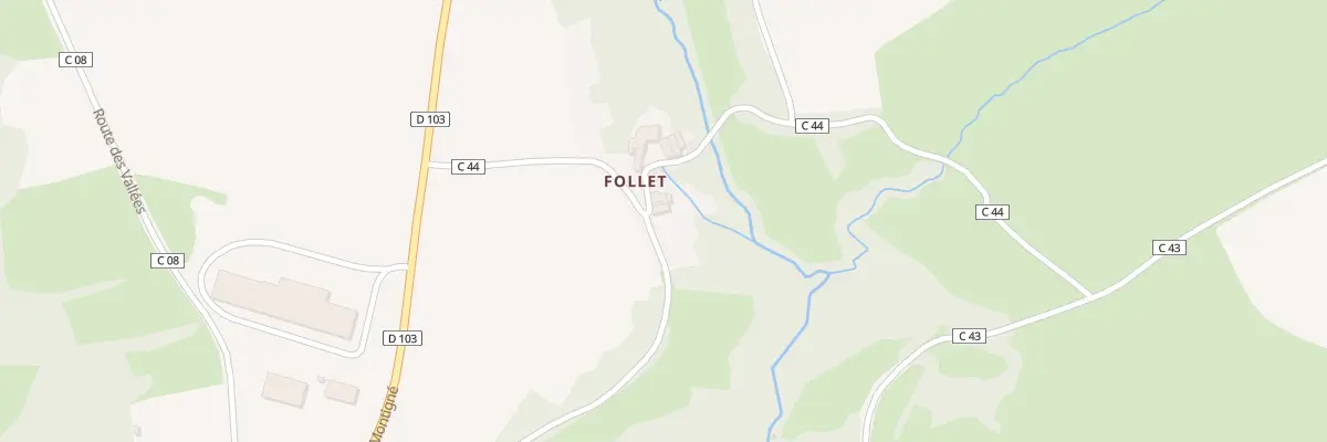 Plan du 5778 Follet de Verrines à Celles-sur-Belle