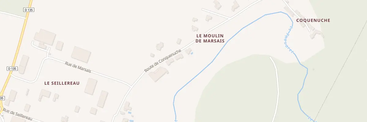 Plan du 76 Rte de Conquenuche à Saint-Varent