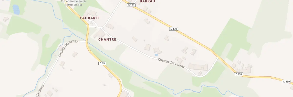 Plan du 6 Che des Faures à Saint-Pierre-de-Bat