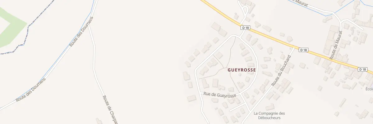 Plan du 377 Lot Gueyrosse à Moulon