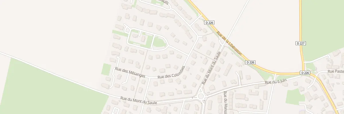 Plan du 3 Rue des Chardonnerets à Sannerville