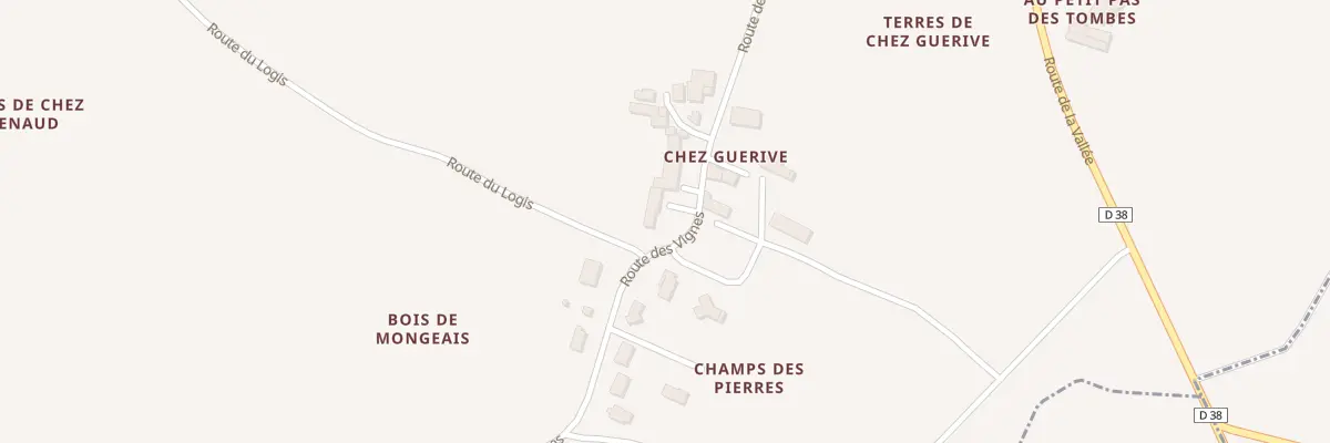 Plan du 5027 Chez Guerive à Lachaise