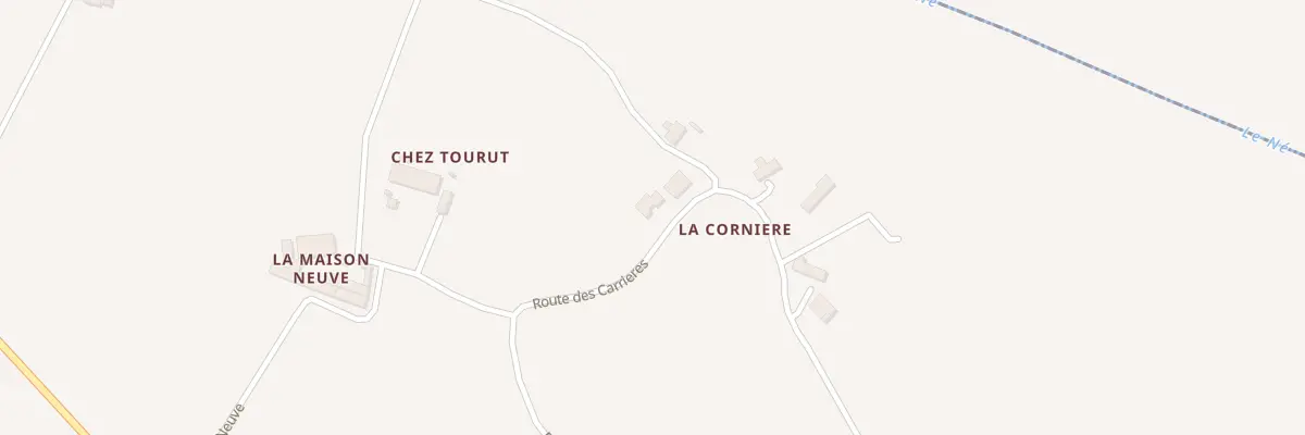 Plan du 3 Rte des Carrieres à Lachaise