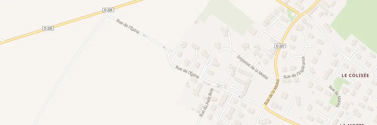 Plan du 18 Rue de l’Épine à Émiéville