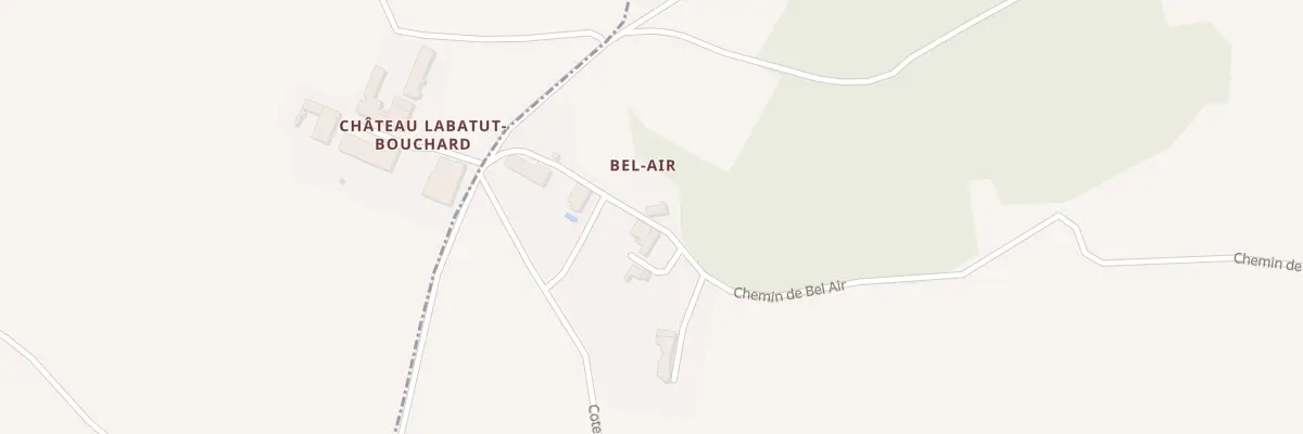 Plan du 2 Che de Bel Air au Pian-sur-Garonne
