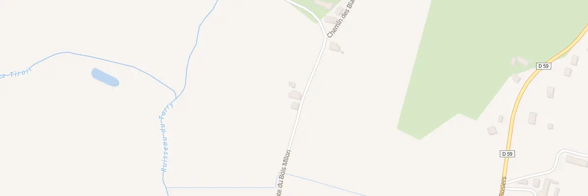Plan du 407 Rte du Bois Milon aux Bois d’Anjou